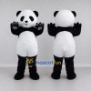 Custom Black and White Panda Mascot Costume Adult Full Body Suit for Children's Events Custom Black and White Panda Mascot Costume Adult Full Body Suit for Children's Events