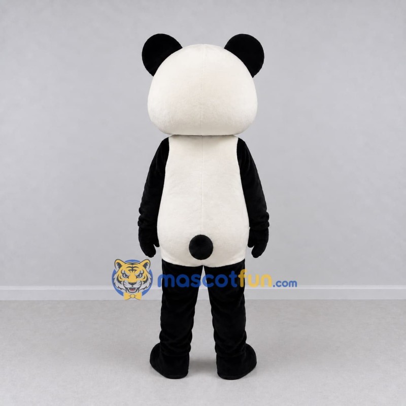 Custom Black and White Panda Mascot Costume Adult Full Body Suit for Children's Events Custom Black and White Panda Mascot Costume Adult Full Body Suit for Children's Events