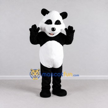 Custom Black and White Panda Mascot Costume Adult Full Body Suit for Children's Events Custom Black and White Panda Mascot Costume Adult Full Body Suit for Children's Events