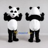 Custom Black and White Panda Mascot Costume Adult Full Body Suit for Children's Events Custom Black and White Panda Mascot Costume Adult Full Body Suit for Children's Events