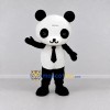 Custom Black and White Panda with Tie Mascot Costume Adult Full Body Suit for School Events Custom Black and White Panda with Tie Mascot Costume Adult Full Body Suit for School Events
