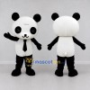 Custom Black and White Panda with Tie Mascot Costume Adult Full Body Suit for School Events Custom Black and White Panda with Tie Mascot Costume Adult Full Body Suit for School Events