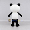 Custom Black and White Panda with Tie Mascot Costume Adult Full Body Suit for School Events Custom Black and White Panda with Tie Mascot Costume Adult Full Body Suit for School Events