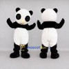 Custom Black and White Panda Mascot Costume Adult Full Body Suit for Children's Events Custom Black and White Panda Mascot Costume Adult Full Body Suit for Children's Events