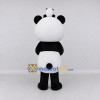 Custom Black and White Panda with Mini Panda Mascot Costume Adult Full Body Suit for Children's Events