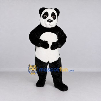Custom Black and White Panda Mascot Costume Adult Full Body Suit for Wildlife Events Custom Black and White Panda Mascot Costume Adult Full Body Suit for Wildlife Events