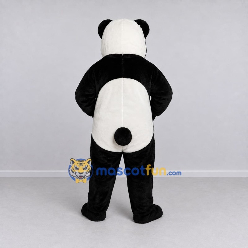 Custom Black and White Panda Mascot Costume Adult Full Body Suit for Wildlife Events Custom Black and White Panda Mascot Costume Adult Full Body Suit for Wildlife Events