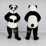 Custom Black and White Panda Mascot Costume Adult Full Body Suit for Wildlife Events