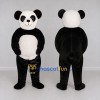 Custom Black and White Panda Mascot Costume Adult Full Body Suit for Children's Events Custom Black and White Panda Mascot Costume Adult Full Body Suit for Children's Events