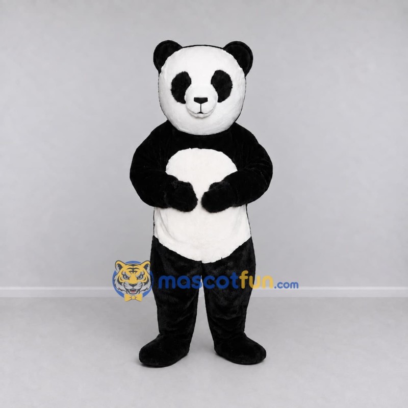 Custom Black and White Panda Mascot Costume Adult Full Body Suit for Children's Events Custom Black and White Panda Mascot Costume Adult Full Body Suit for Children's Events