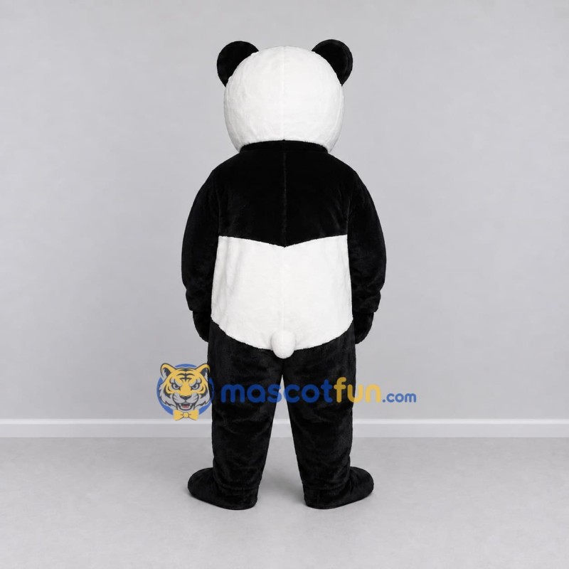 Custom Black and White Panda Mascot Costume Adult Full Body Suit for Children's Events Custom Black and White Panda Mascot Costume Adult Full Body Suit for Children's Events