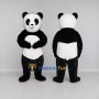 Custom Black and White Panda Mascot Costume Adult Full Body Suit for Children's Events