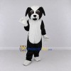 Custom Black and White Dog Mascot Costume Adult Full Body Suit for Pet Events Custom Black and White Dog Mascot Costume Adult Full Body Suit for Pet Events