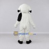 Custom White and Black Shaggy Dog Mascot Costume Adult Full Body Suit for Pet Events Custom White and Black Shaggy Dog Mascot Costume Adult Full Body Suit for Pet Events