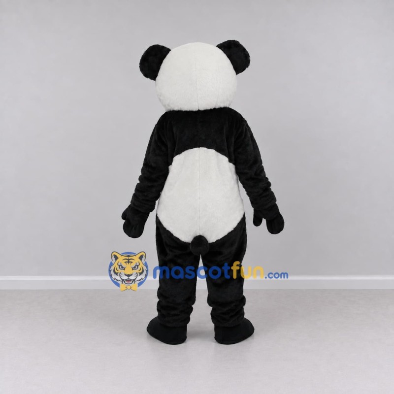 Custom Black and White Panda Mascot Costume Adult Full Body Suit for Children's Events Custom Black and White Panda Mascot Costume Adult Full Body Suit for Children's Events