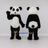Custom Black and White Panda Mascot Costume Adult Full Body Suit for Children's Events Custom Black and White Panda Mascot Costume Adult Full Body Suit for Children's Events