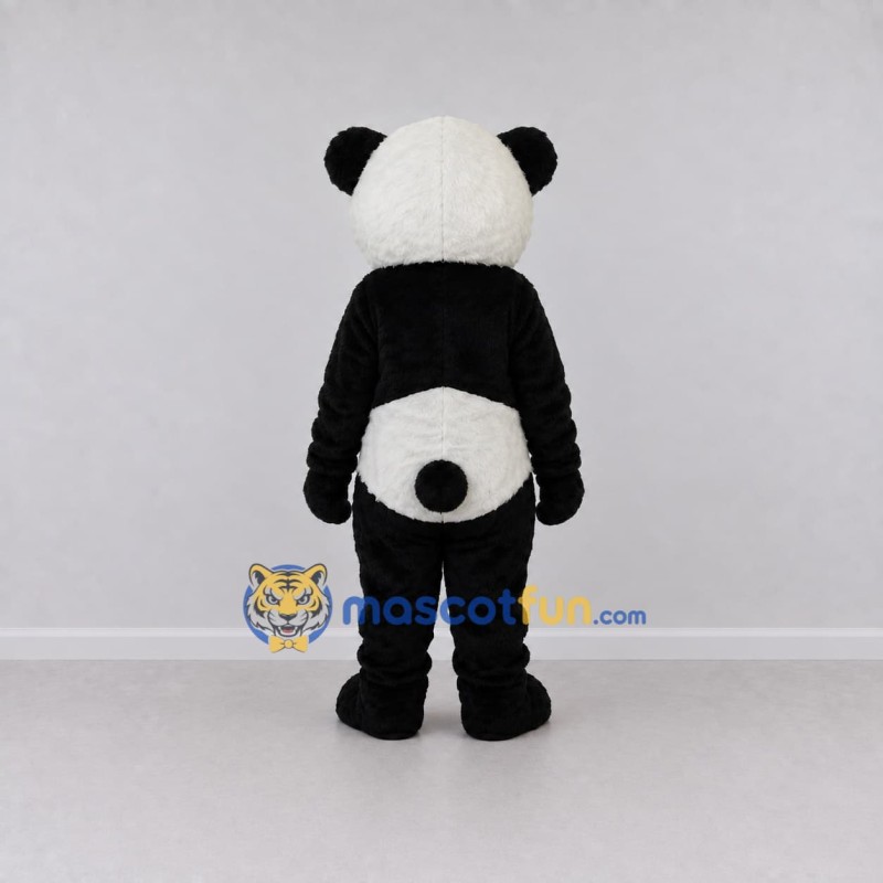 Custom Black and White Panda Mascot Costume Adult Full Body Suit for Children's Events Custom Black and White Panda Mascot Costume Adult Full Body Suit for Children's Events