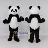 Custom Black and White Panda Mascot Costume Adult Full Body Suit for Children's Events Custom Black and White Panda Mascot Costume Adult Full Body Suit for Children's Events