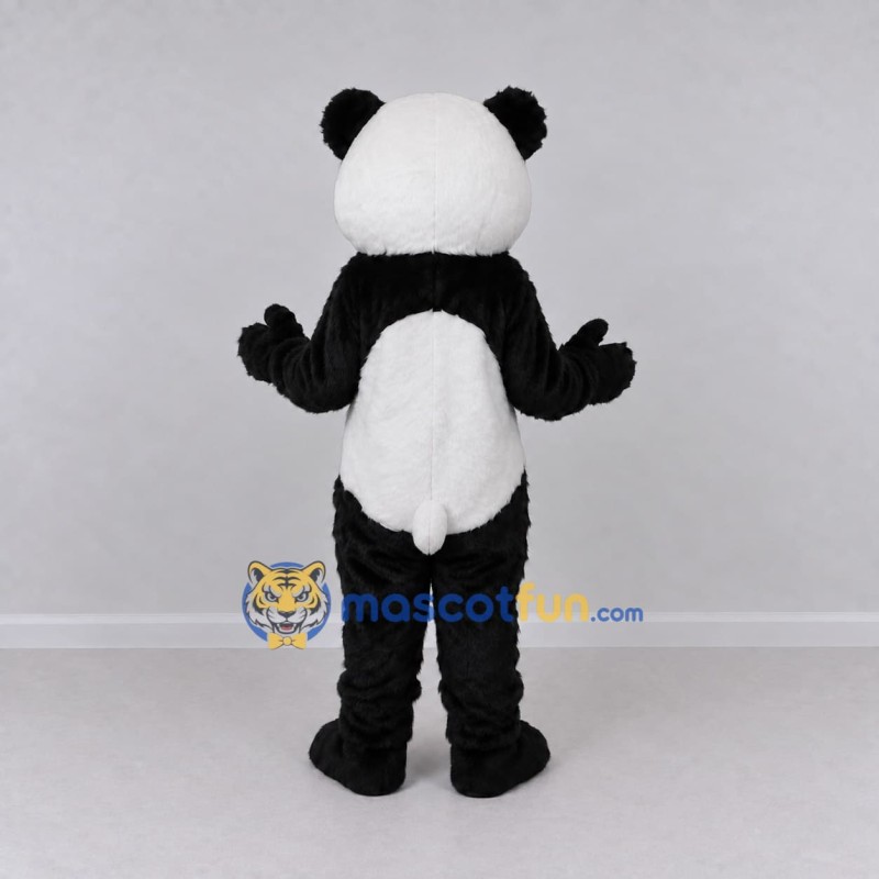 Custom Black and White Panda Mascot Costume Adult Full Body Suit for Children's Events Custom Black and White Panda Mascot Costume Adult Full Body Suit for Children's Events