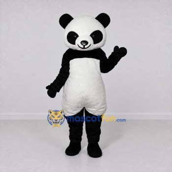 Custom Black and White Panda Mascot Costume Adult Full Body Suit for Children's Events Custom Black and White Panda Mascot Costume Adult Full Body Suit for Children's Events