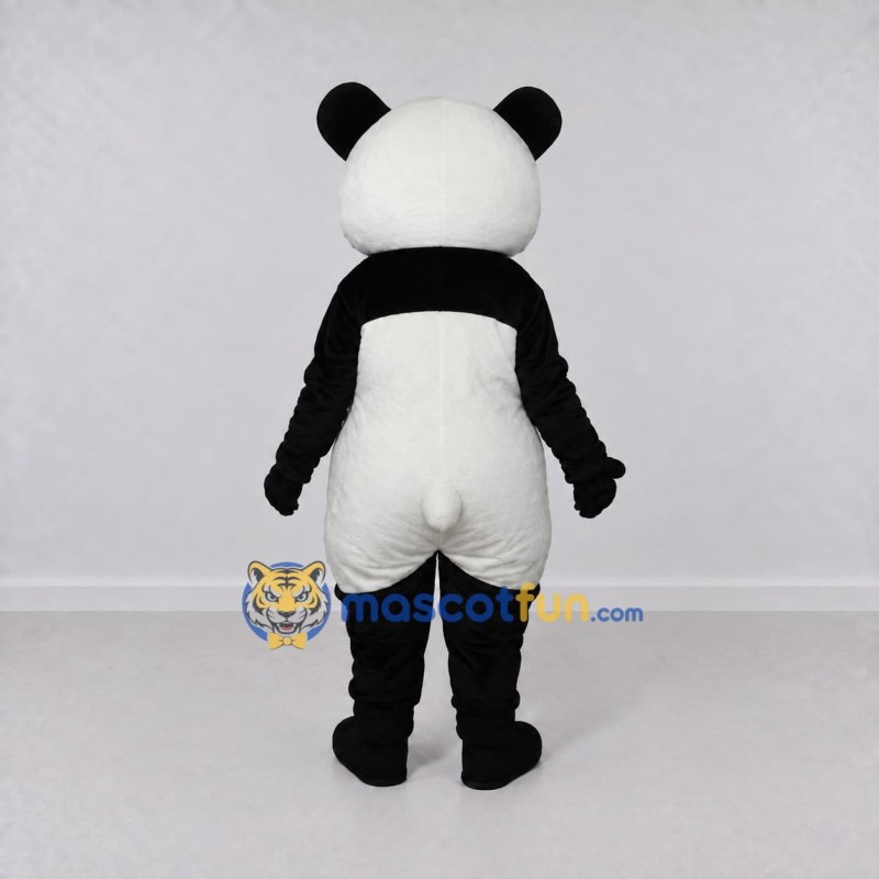 Custom Black and White Panda Mascot Costume Adult Full Body Suit for Children's Events Custom Black and White Panda Mascot Costume Adult Full Body Suit for Children's Events