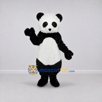 Custom Black and White Panda Mascot Costume Adult Full Body Suit for Children's Events Custom Black and White Panda Mascot Costume Adult Full Body Suit for Children's Events
