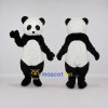 Custom Black and White Panda Mascot Costume Adult Full Body Suit for Children's Events