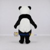 Custom Black and White Panda Mascot Costume Adult Full Body Suit for Children's Events