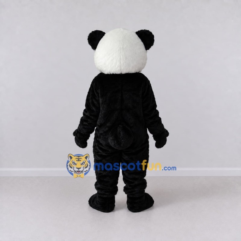 Custom Black and White Panda Mascot Costume Adult Full Body Suit for Children's Events Custom Black and White Panda Mascot Costume Adult Full Body Suit for Children's Events