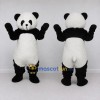 Custom Black and White Panda Mascot Costume Adult Full Body Suit for Children's Events Custom Black and White Panda Mascot Costume Adult Full Body Suit for Children's Events