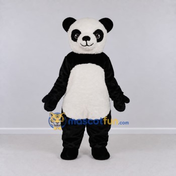 Custom Black and White Panda Mascot Costume Adult Full Body Suit for Children's Events Custom Black and White Panda Mascot Costume Adult Full Body Suit for Children's Events