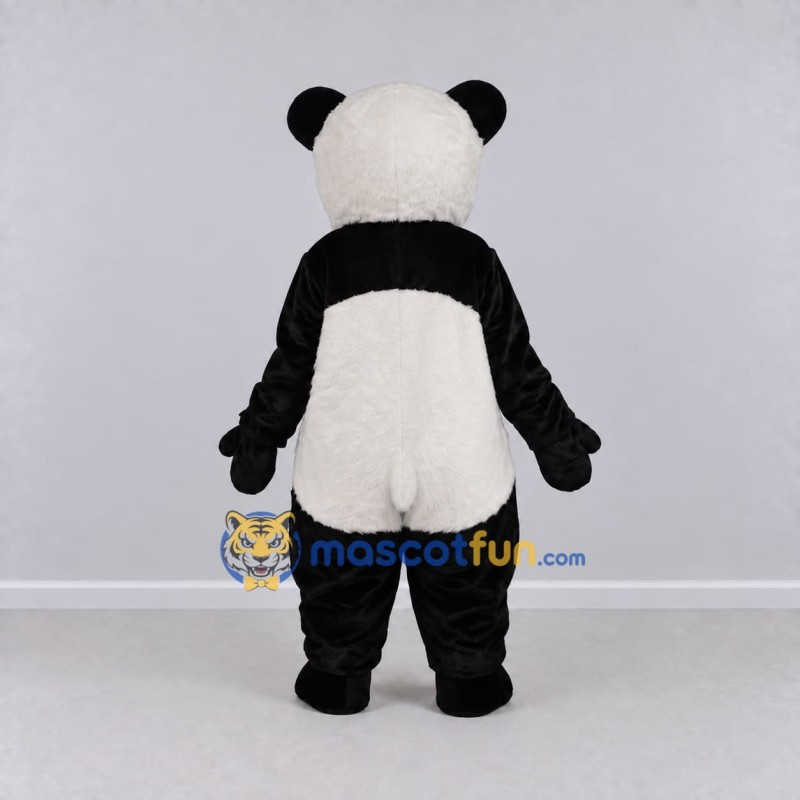 Custom Black and White Panda Mascot Costume Adult Full Body Suit for Children's Events Custom Black and White Panda Mascot Costume Adult Full Body Suit for Children's Events