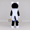 Custom Black and White Cat Mascot Costume Adult Full Body Suit for Pet Events Custom Black and White Cat Mascot Costume Adult Full Body Suit for Pet Events