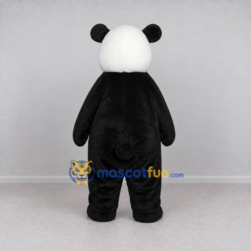 Custom Black and White Panda Mascot Costume Adult Full Body Suit for Wildlife Events Custom Black and White Panda Mascot Costume Adult Full Body Suit for Wildlife Events