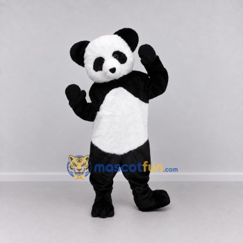 Custom Black and White Panda Mascot Costume Adult Full Body Suit for Children's Events Custom Black and White Panda Mascot Costume Adult Full Body Suit for Children's Events