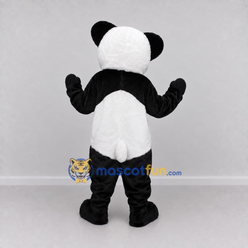 Custom Black and White Panda Mascot Costume Adult Full Body Suit for Children's Events Custom Black and White Panda Mascot Costume Adult Full Body Suit for Children's Events