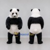 Custom Black and White Panda Mascot Costume Adult Full Body Suit for Wildlife Events Custom Black and White Panda Mascot Costume Adult Full Body Suit for Wildlife Events