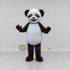 Custom Brown and White Panda Mascot Costume Adult Full Body Suit for Children's Events Custom Brown and White Panda Mascot Costume Adult Full Body Suit for Children's Events