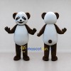 Custom Brown and White Panda Mascot Costume Adult Full Body Suit for Children's Events