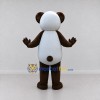 Custom Brown and White Panda Mascot Costume Adult Full Body Suit for Children's Events Custom Brown and White Panda Mascot Costume Adult Full Body Suit for Children's Events