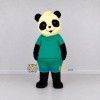 Custom Black Yellow and Green Panda in Sportswear Mascot Costume Adult Full Body Suit for Sports Events Custom Black Yellow and Green Panda in Sportswear Mascot Costume Adult Full Body Suit for Sports Events