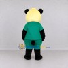 Custom Black Yellow and Green Panda in Sportswear Mascot Costume Adult Full Body Suit for Sports Events Custom Black Yellow and Green Panda in Sportswear Mascot Costume Adult Full Body Suit for Sports Events