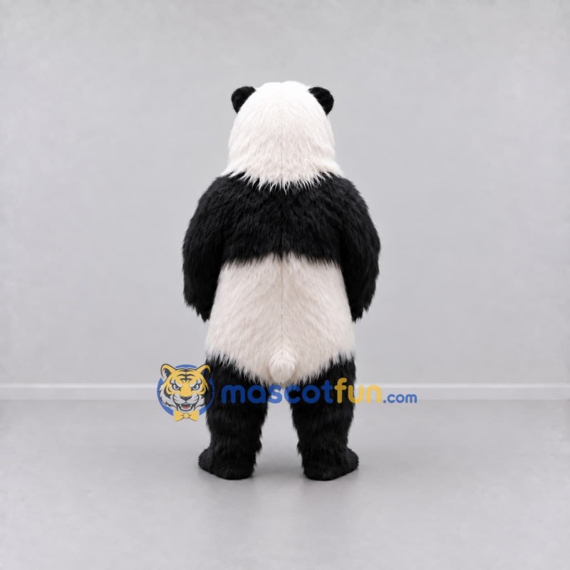 Custom Black and White Panda Mascot Costume Adult Full Body Suit for Wildlife Events Custom Black and White Panda Mascot Costume Adult Full Body Suit for Wildlife Events