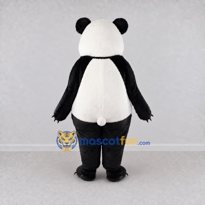 Custom Black and White Panda Mascot Costume Adult Full Body Suit for Wildlife Events Custom Black and White Panda Mascot Costume Adult Full Body Suit for Wildlife Events