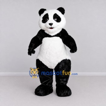 Custom Black and White Panda Mascot Costume Adult Full Body Suit for Wildlife Events Custom Black and White Panda Mascot Costume Adult Full Body Suit for Wildlife Events