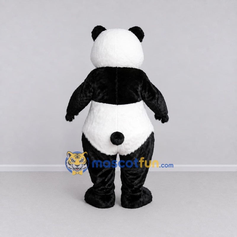 Custom Black and White Panda Mascot Costume Adult Full Body Suit for Wildlife Events Custom Black and White Panda Mascot Costume Adult Full Body Suit for Wildlife Events