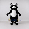 Custom Black and White Raccoon Mascot Costume Adult Full Body Suit for Woodland Events Custom Black and White Raccoon Mascot Costume Adult Full Body Suit for Woodland Events