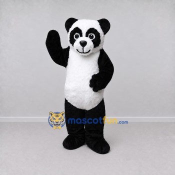 Custom Black and White Panda Mascot Costume Adult Full Body Suit for Children's Events Custom Black and White Panda Mascot Costume Adult Full Body Suit for Children's Events