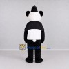 Custom Black and White Panda with Hat Mascot Costume Adult Full Body Suit for School Events Custom Black and White Panda with Hat Mascot Costume Adult Full Body Suit for School Events