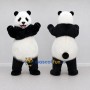 Custom Black and White Panda Mascot Costume Adult Full Body Suit for Wildlife Events